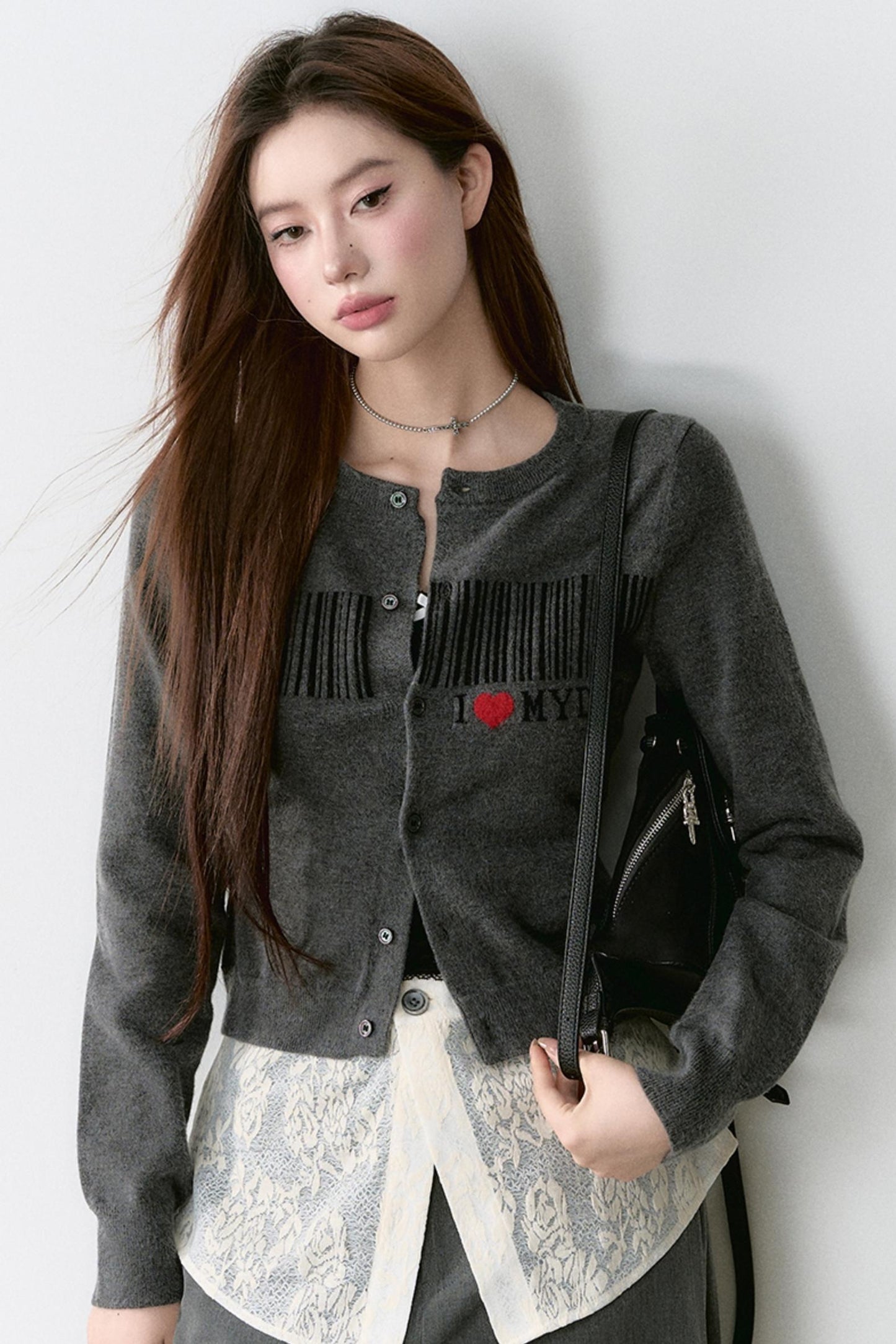 Slim Fit Knitwear Cardigan Crop Top