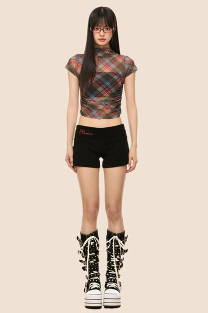 Retro Plaid Summer T-Shirt