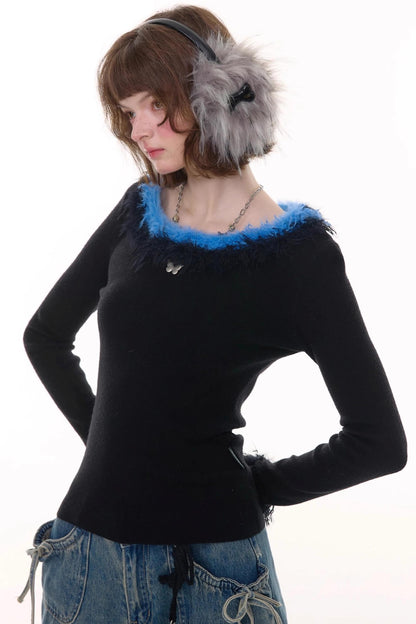 American Retro Knitted Sweater