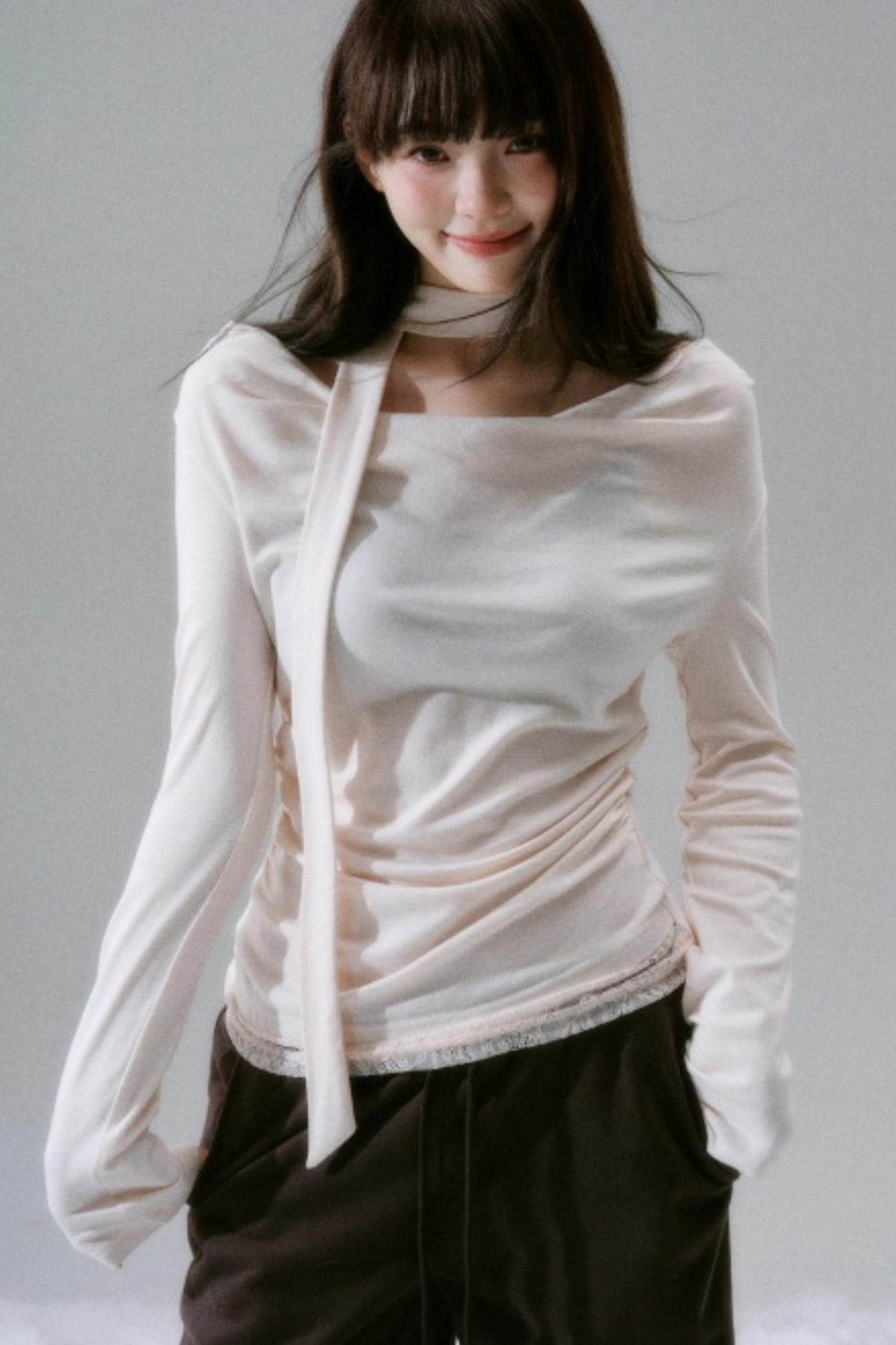 Lyocell Lace Slimming Top