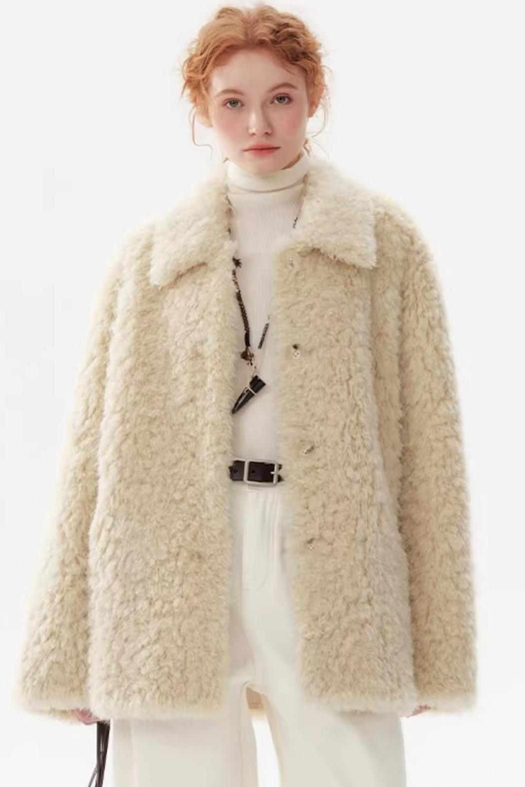 Eco-Friendly Thickened Fur Coat