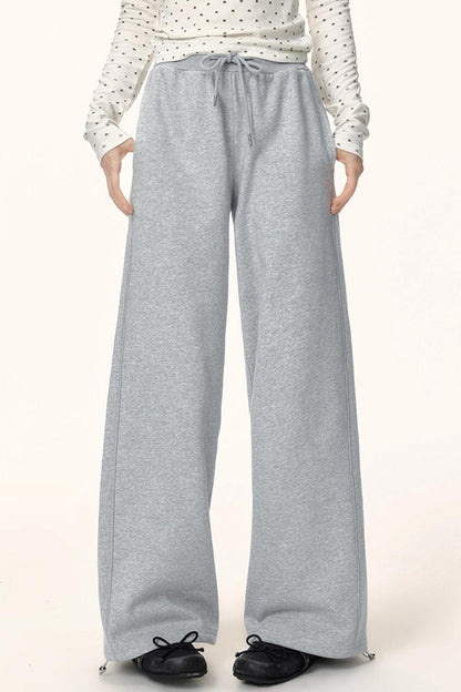 Visible Seam Drawstring Pants