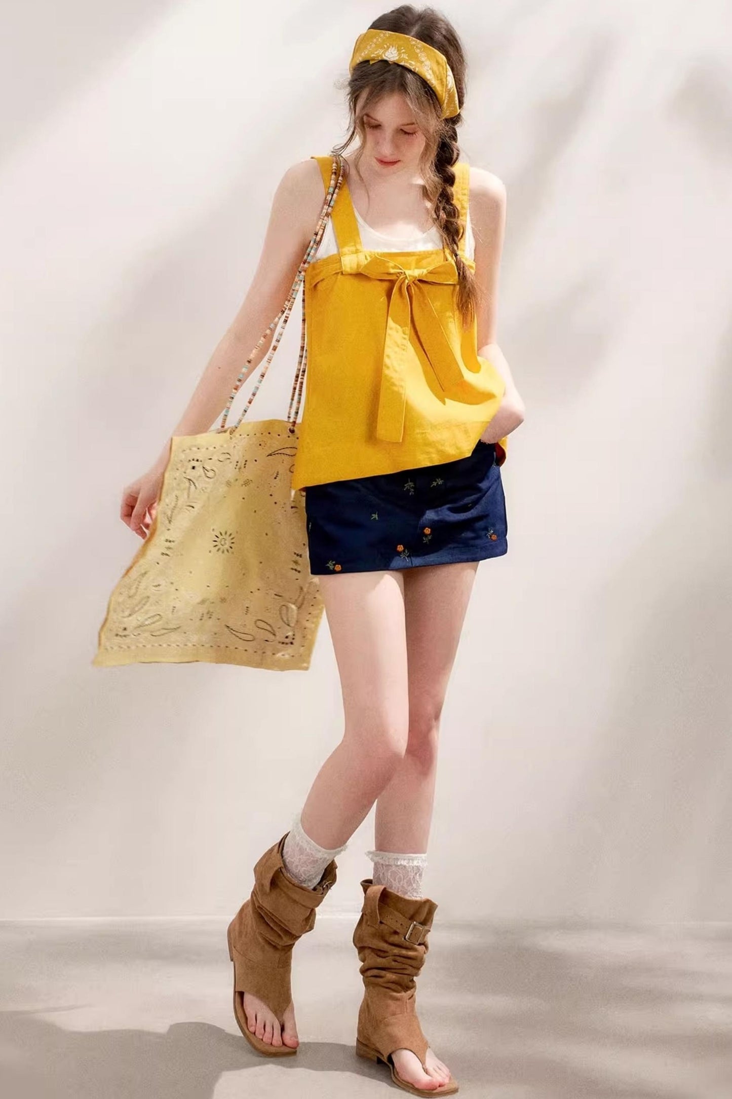 Romantic French Bow Tie Camisole