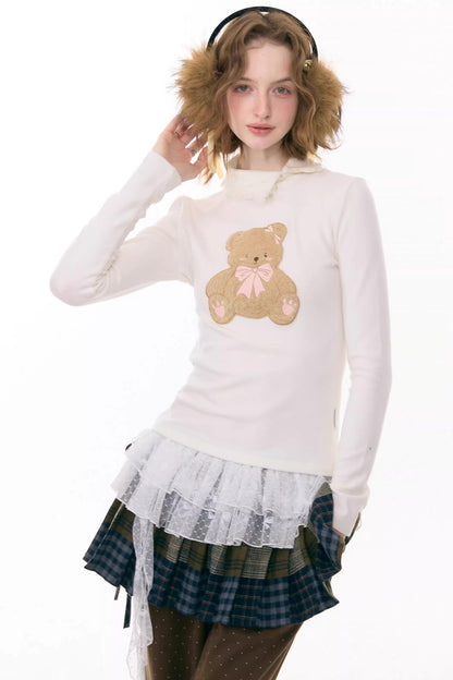 Plush Bear Knitted Base Shirt