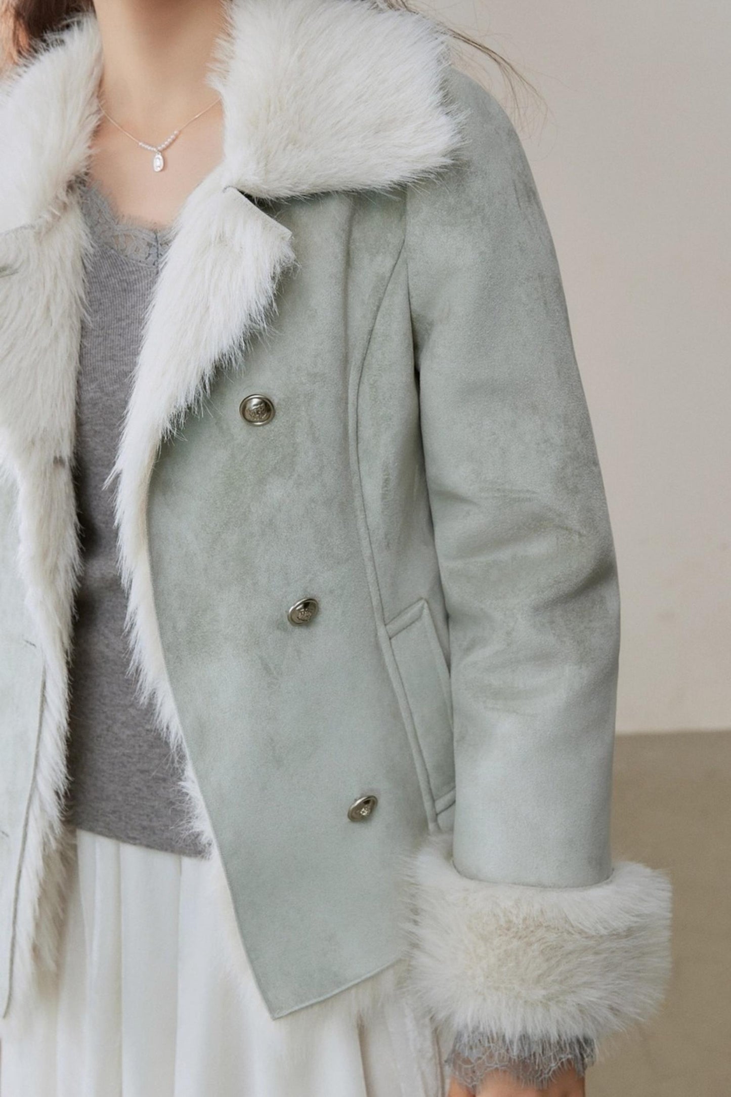 Loose Lapel Thickened Warm Jackets