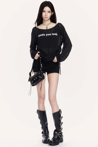 Hot Girl Off-Shoulder Blouse