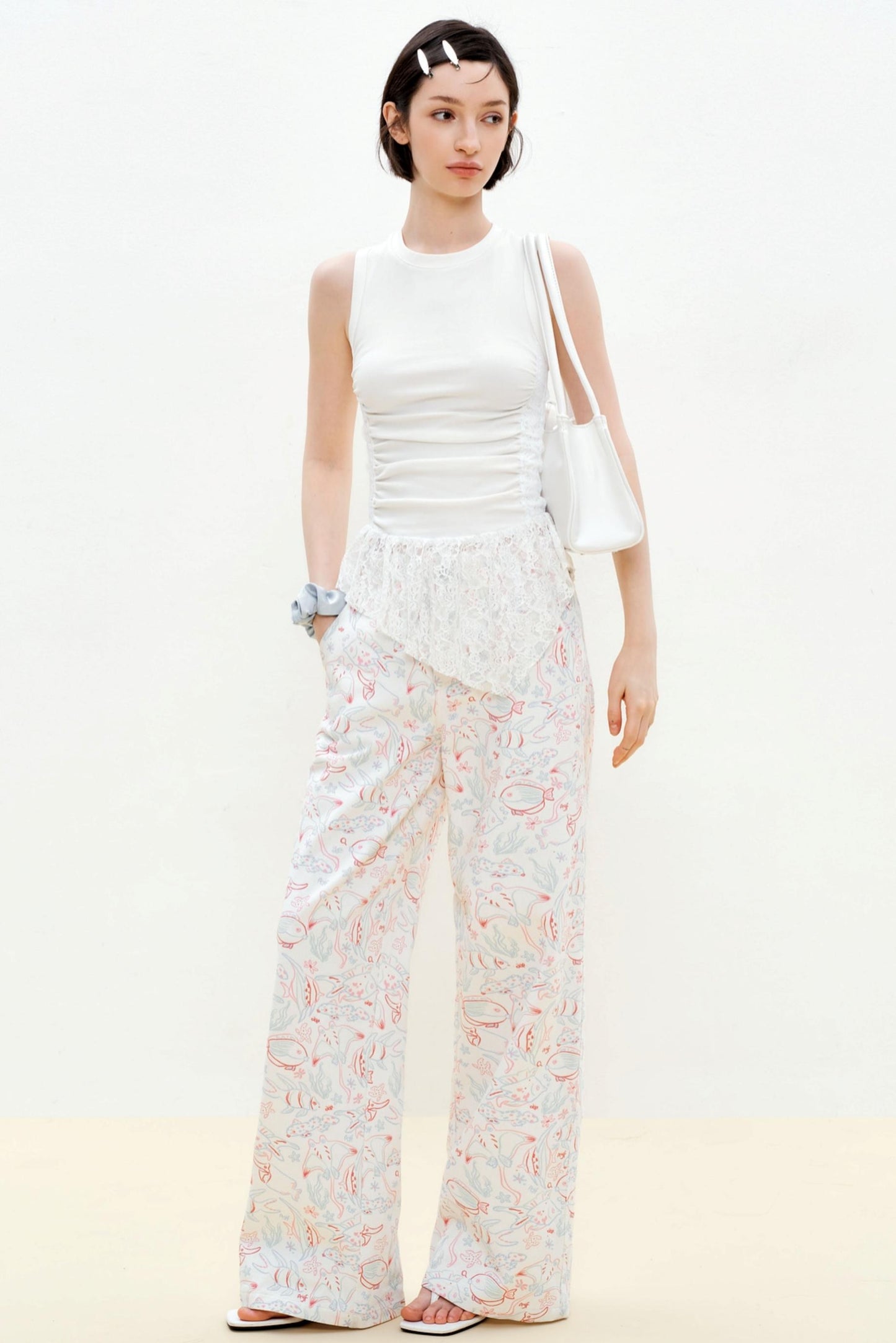 Summer Lace Asymmetrical Vest