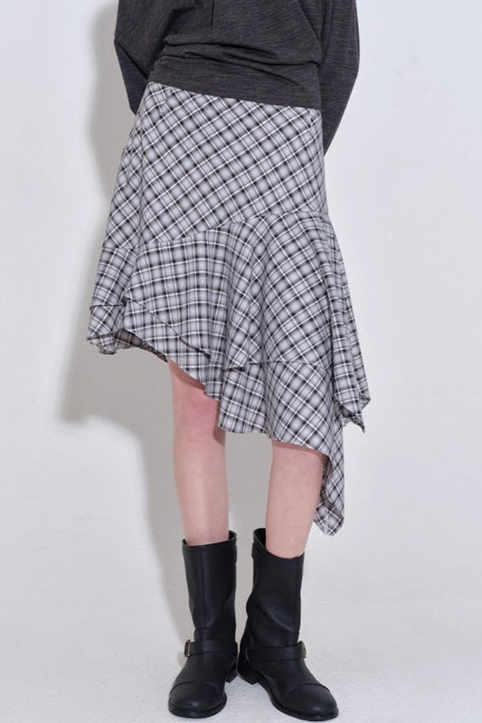 Lazy Plaid Skirt