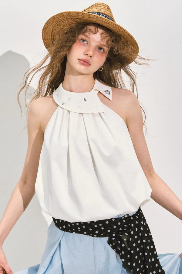 Summer Crinkle Tank Top