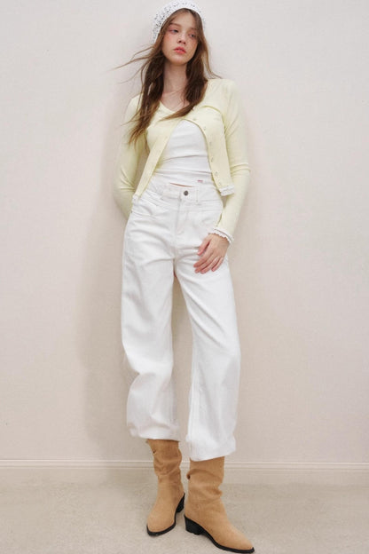 Flower Lace Cardigan Set-Up