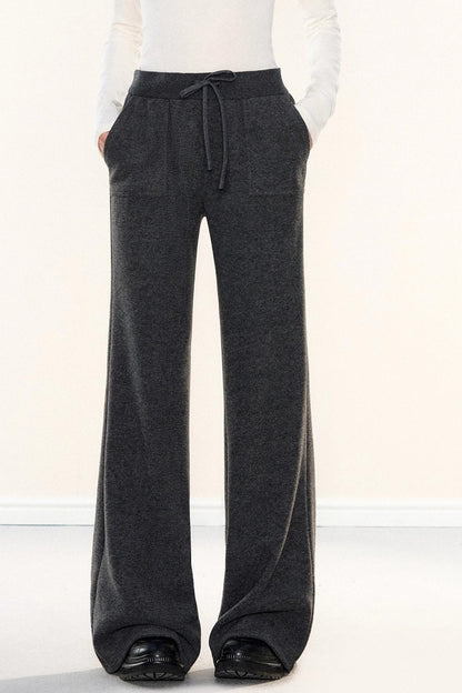 Fleece-Lined Glutinous Rice Pants