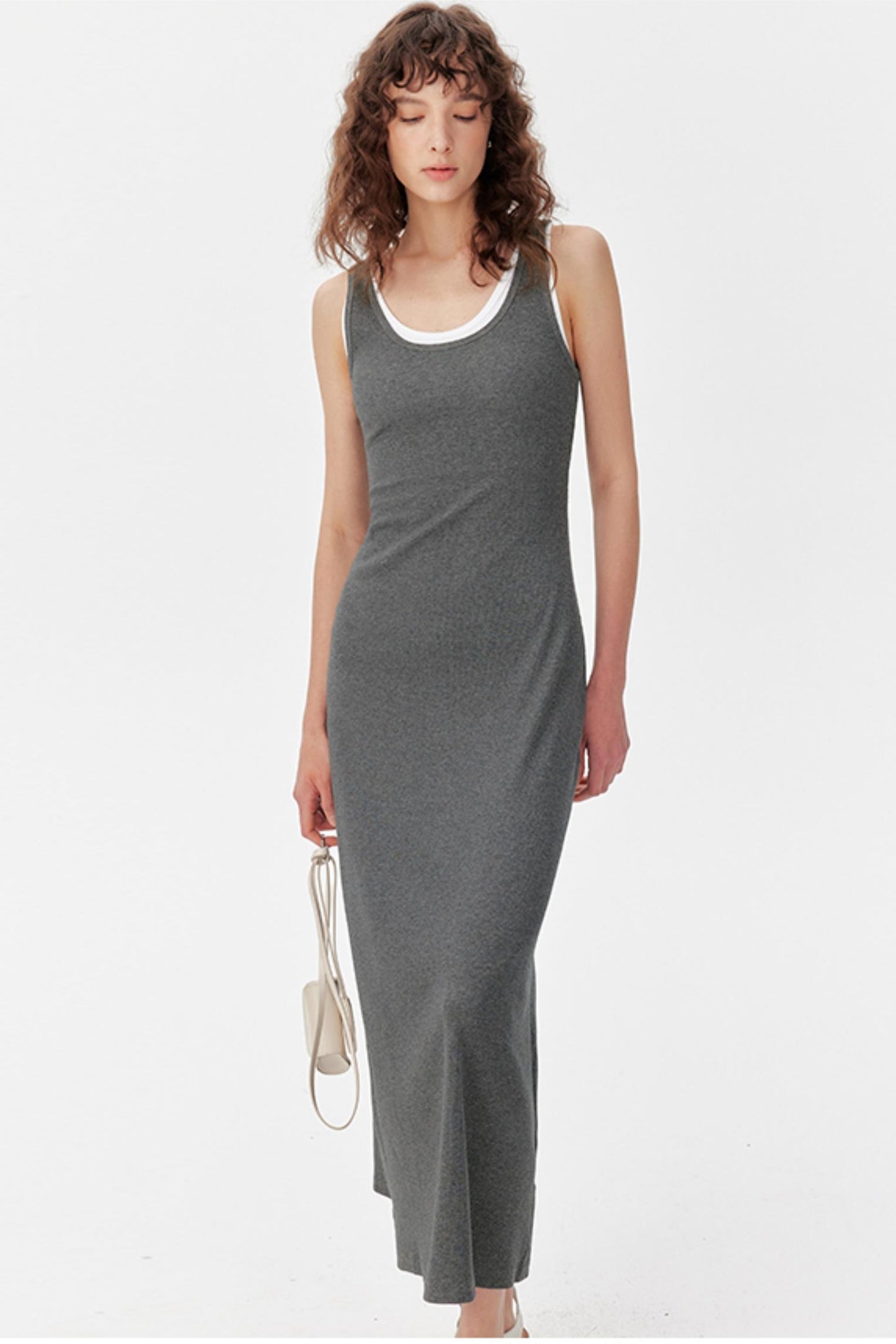 U-Neck Swing Dress