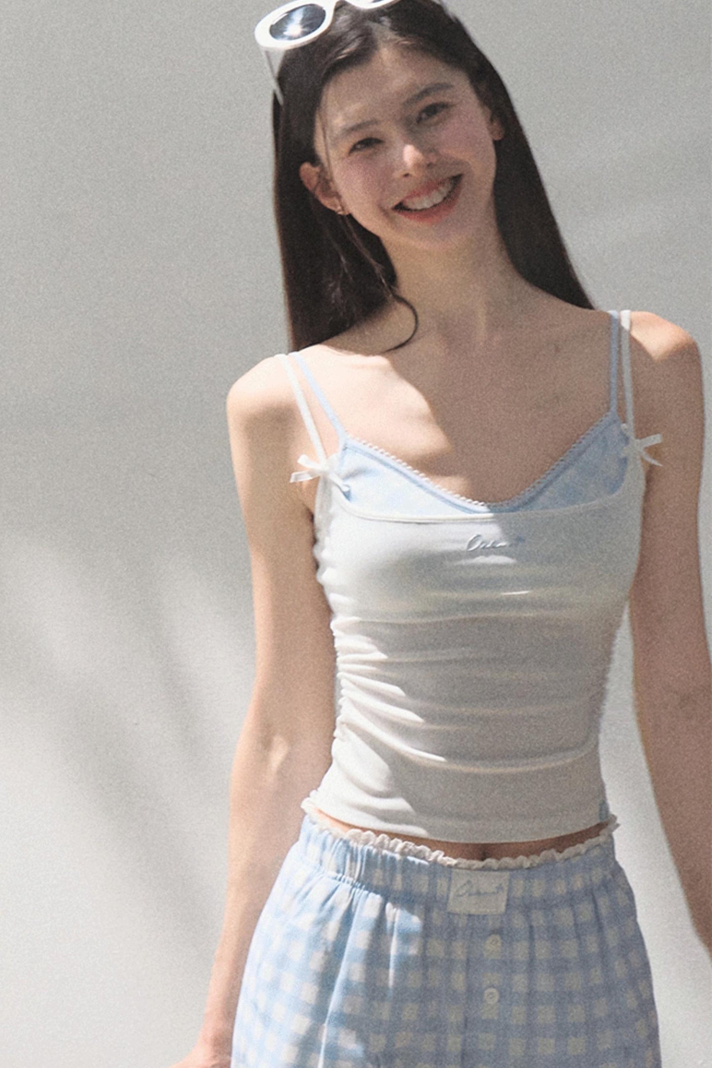 Wide-Leg Tencel Hemp Pants Set-Up