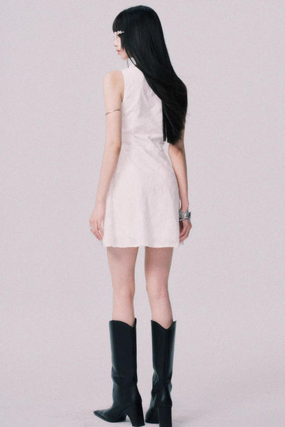 Lace Patchwork V-Neck Summer Dress