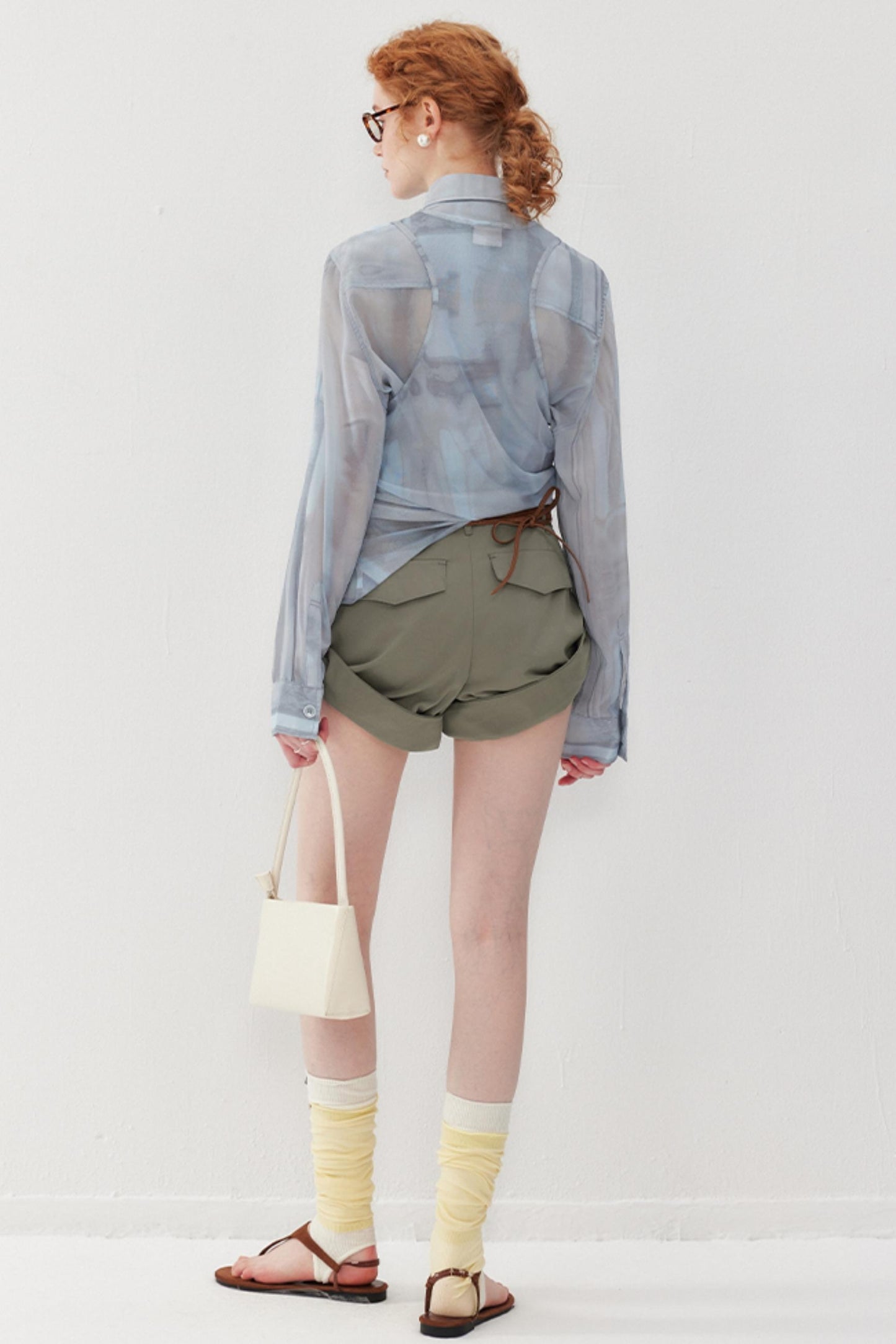 Layered Tulle U-Neck Top Set-Up