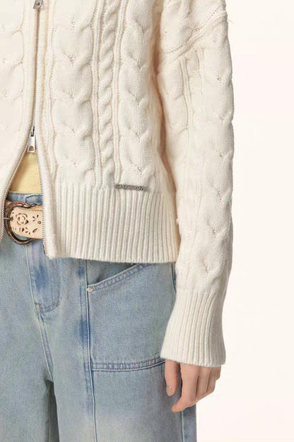 French Cable Sweater