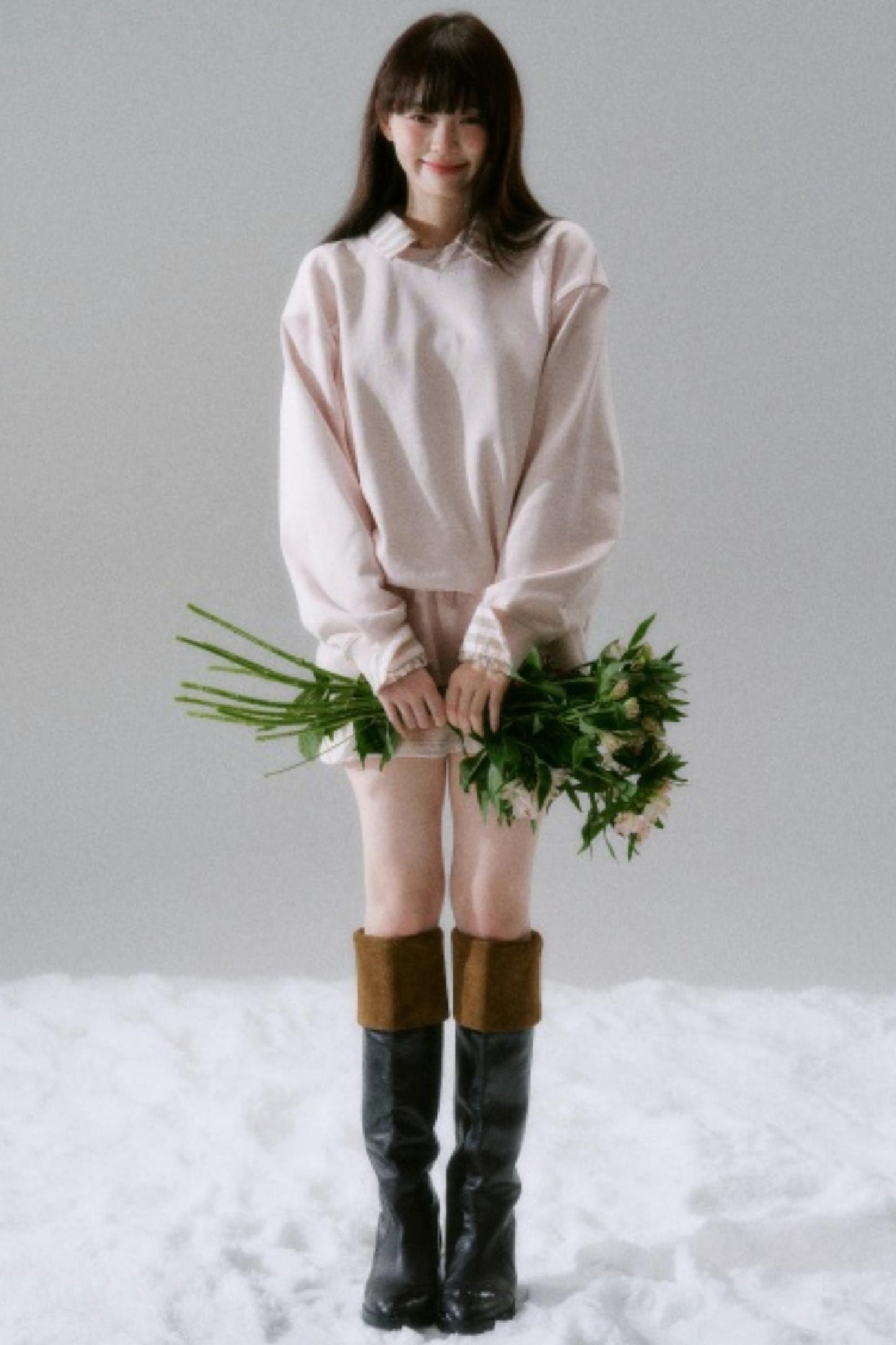 Brilliant Season Sweatshirt Skirt Set-Up