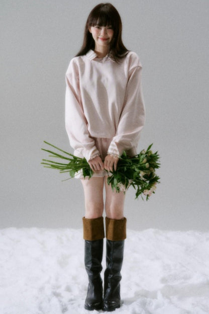 Brilliant Season Sweatshirt Skirt Set-Up