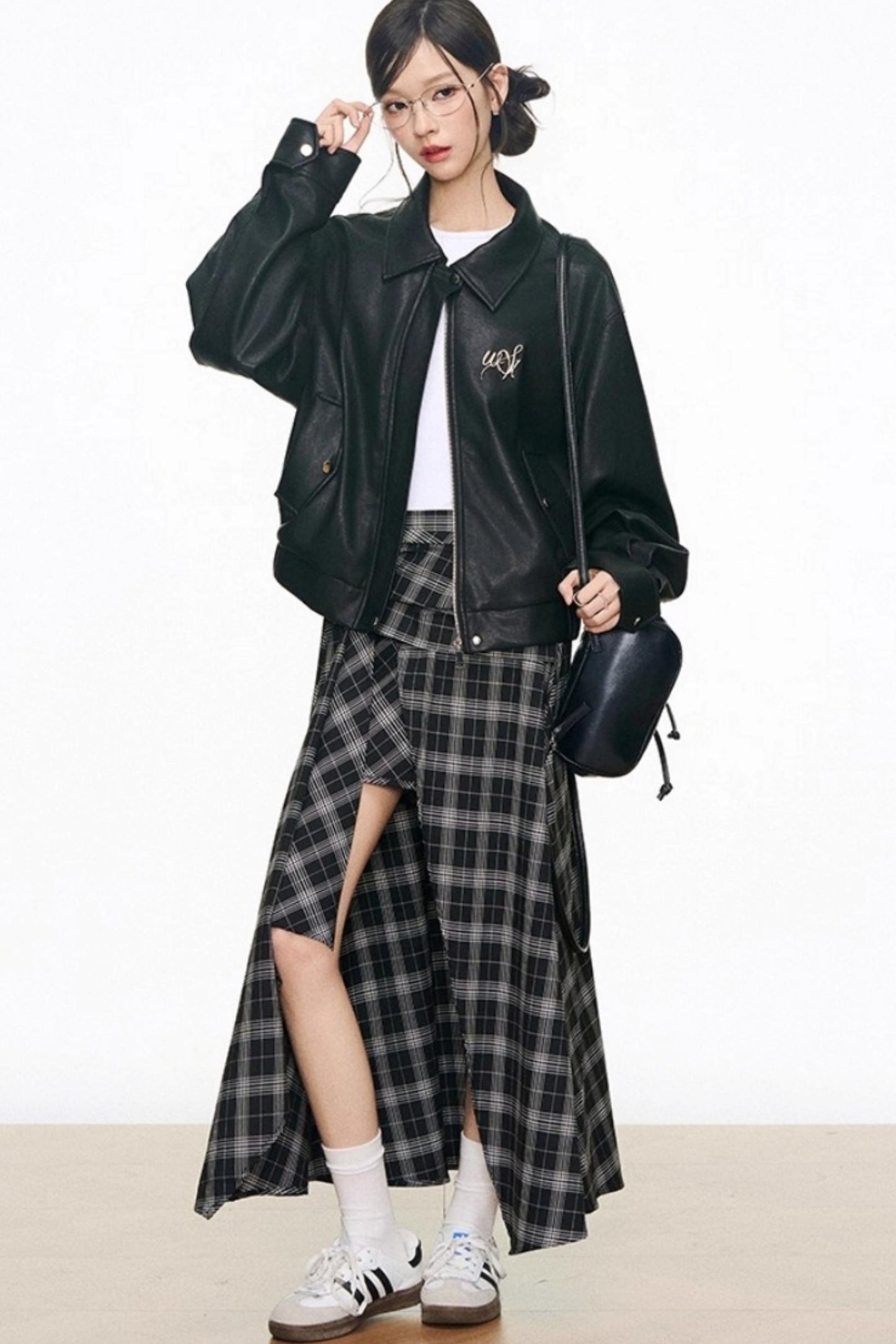 Black Leather Jacket Set-Up