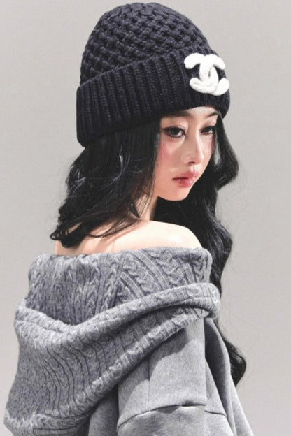 One Shoulder Grayscale Sweatshirt Dress