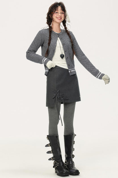 Solid Color Butterfly Skirt