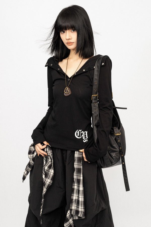 Retro Slim Sunscreen Smock Top