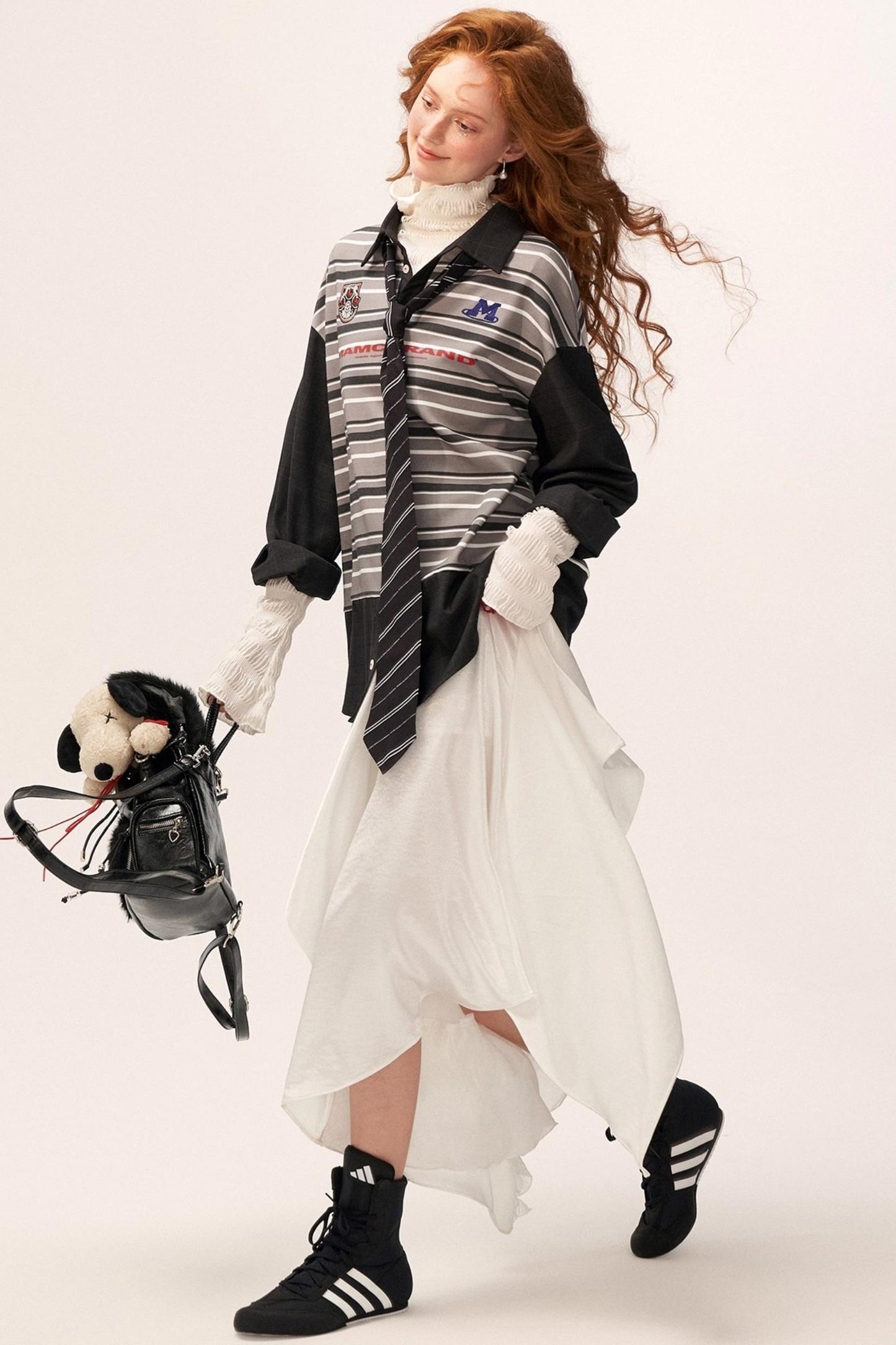 Vintage Striped Polo Shirt