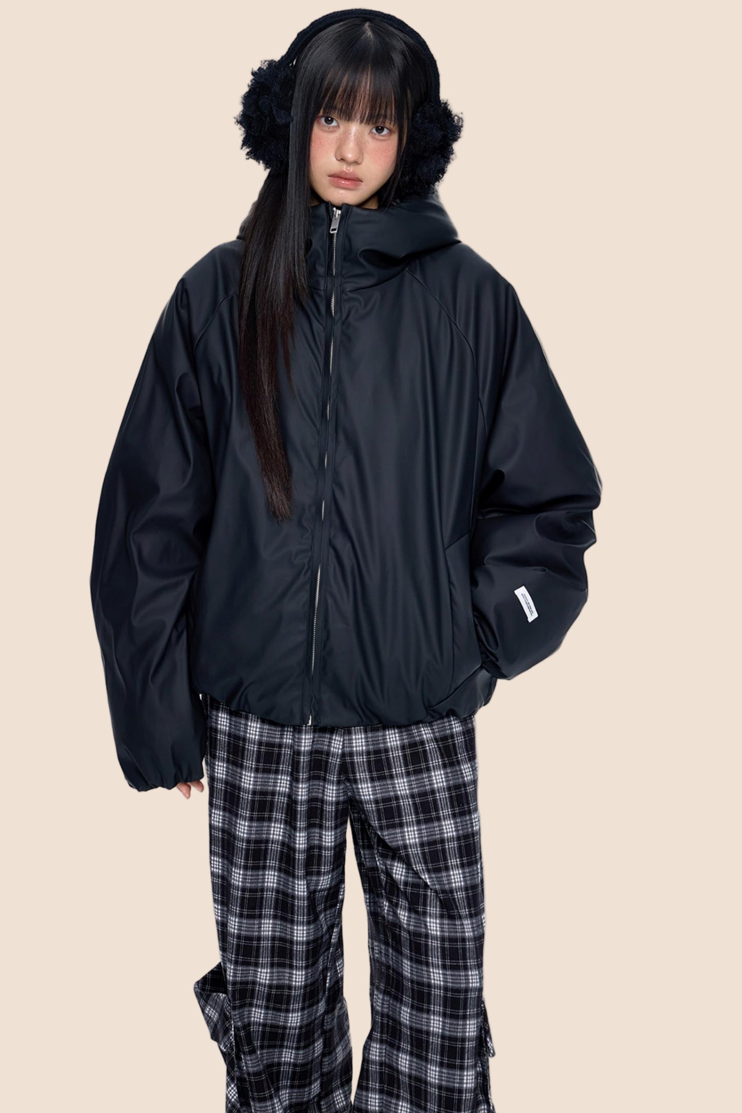 Luxury Cotton Hooded Jacket