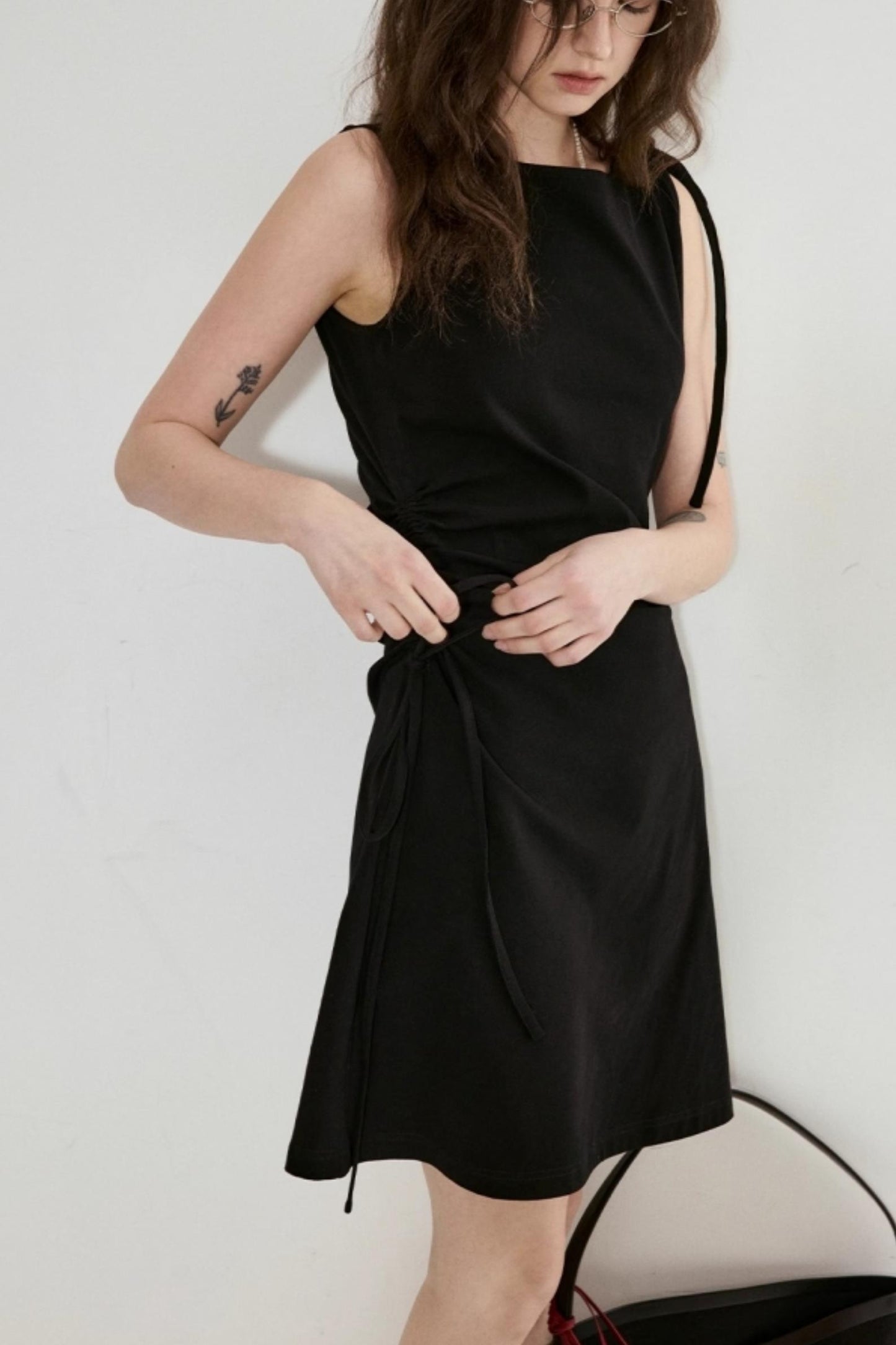 Asymmetric Knit Dress