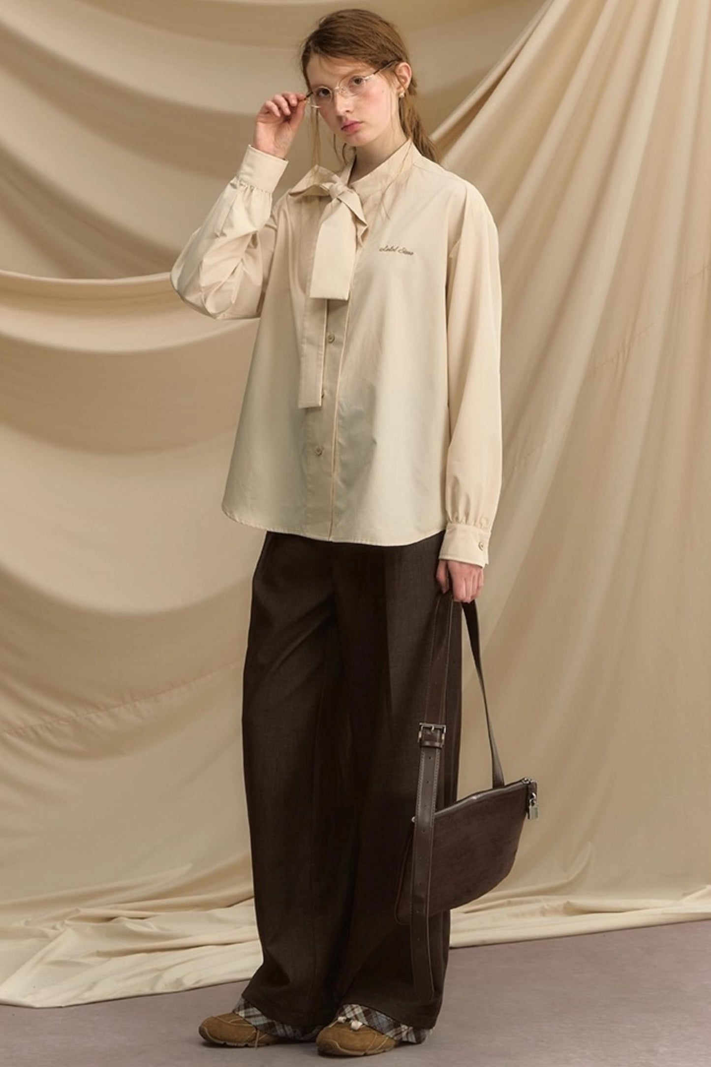 Autumn Souvenir Wide-Leg Pants