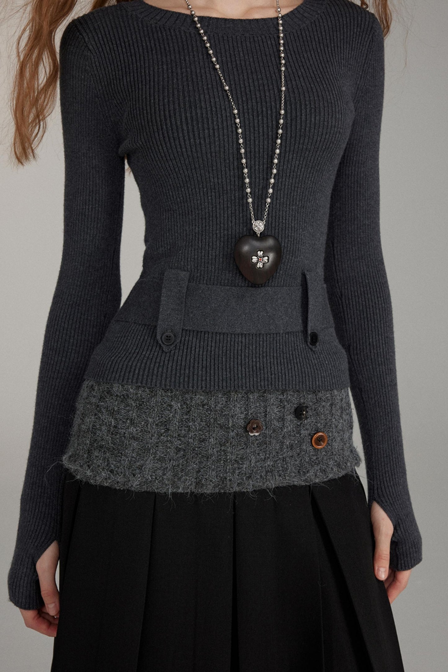 Base Layer Wool Knit Top