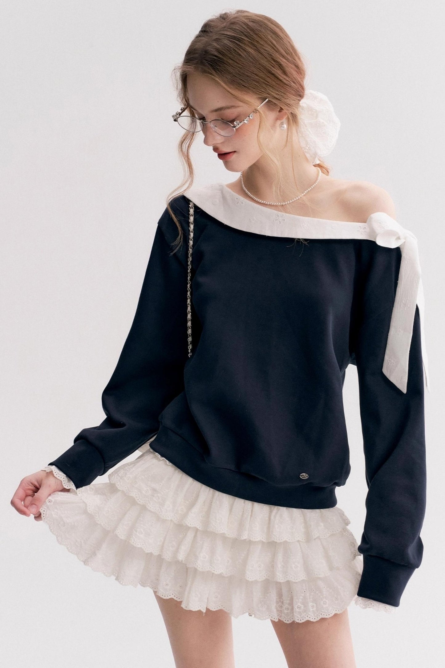 Balletcore Lace Cake Skirt