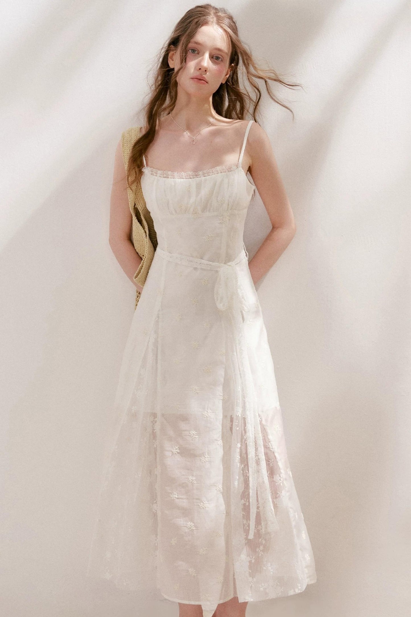 Lyocell Lace Embroidery Dress