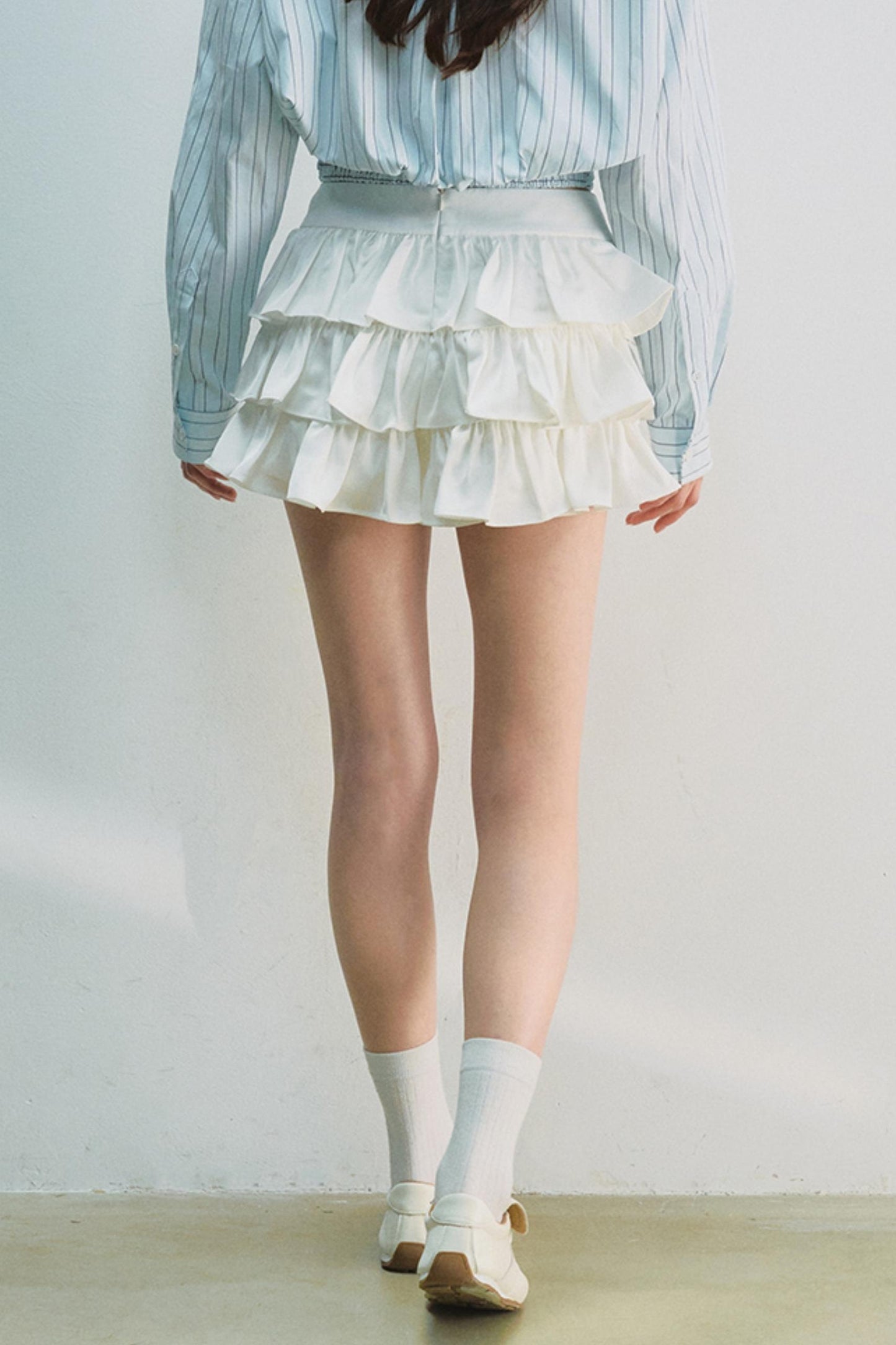 Elegant White Ballet Skirt