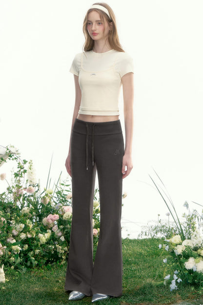 Foreign Style Relaxed Pants
