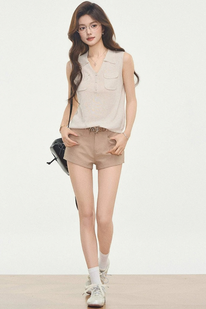 Knitted Three-Piece Summer Set-Up