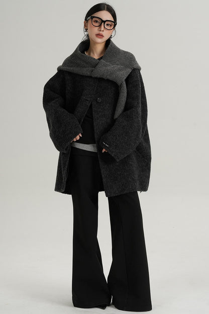 Temperament Woolen Coat