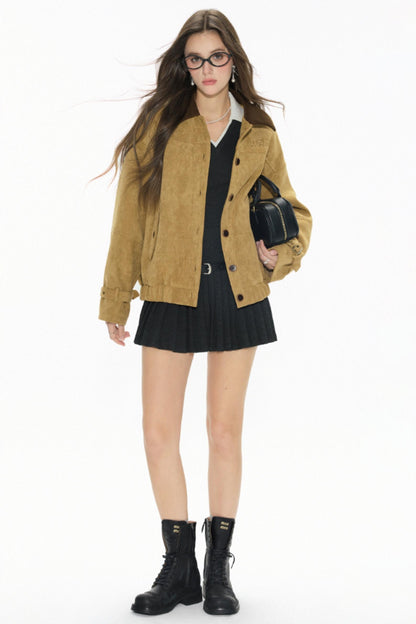 Retro Suede Work Jacket