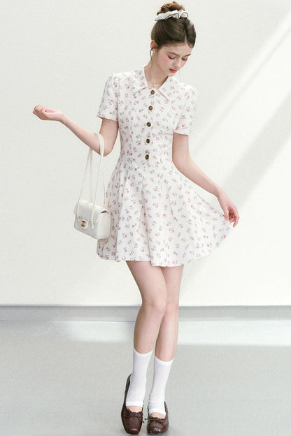Sweet Floral A-Line Dress