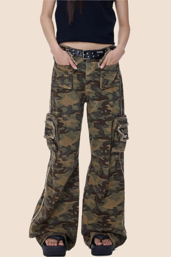High Street Camouflage Cargo Pants