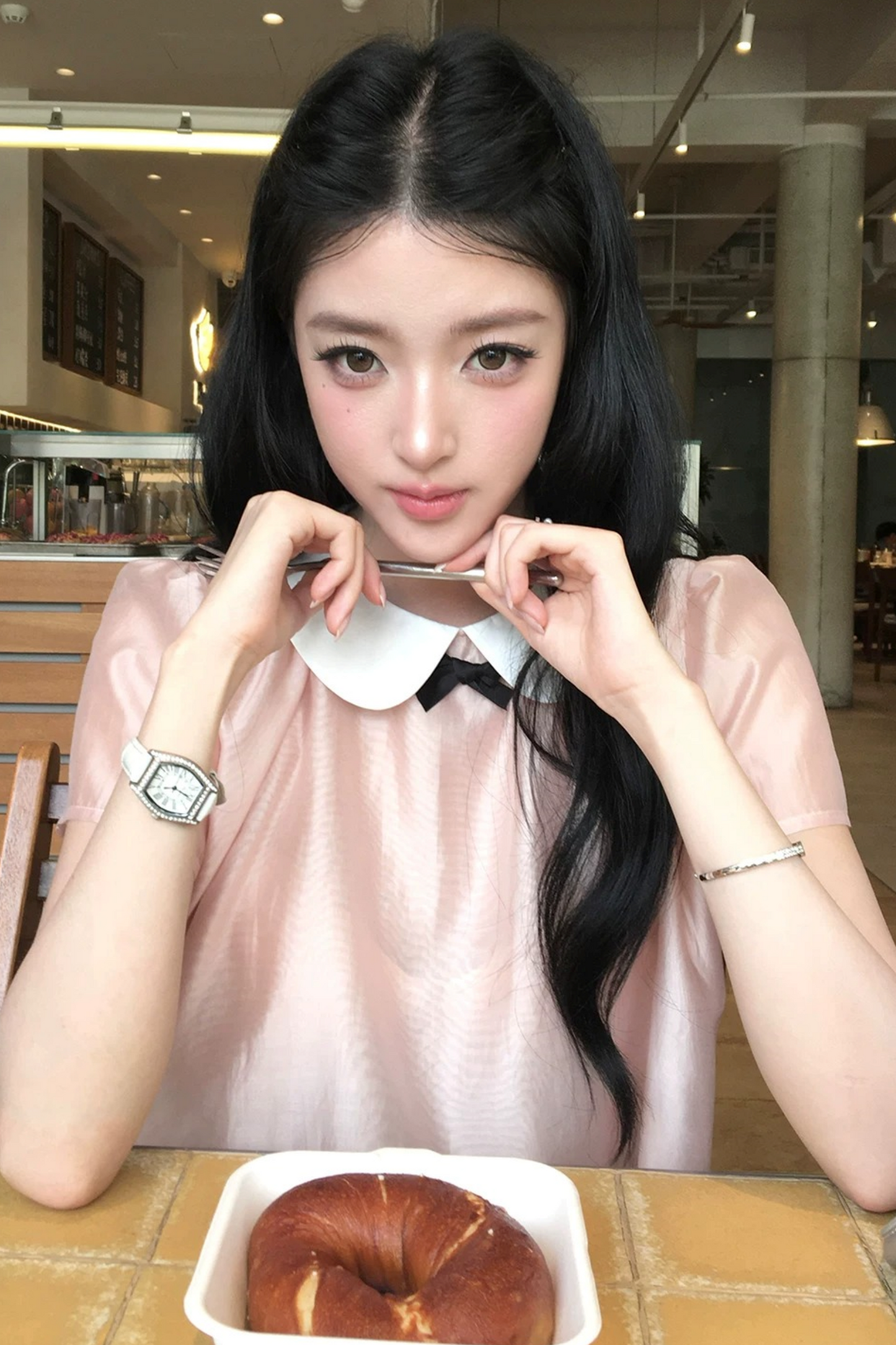 Sweet Girl Doll Collar Top Set-Up