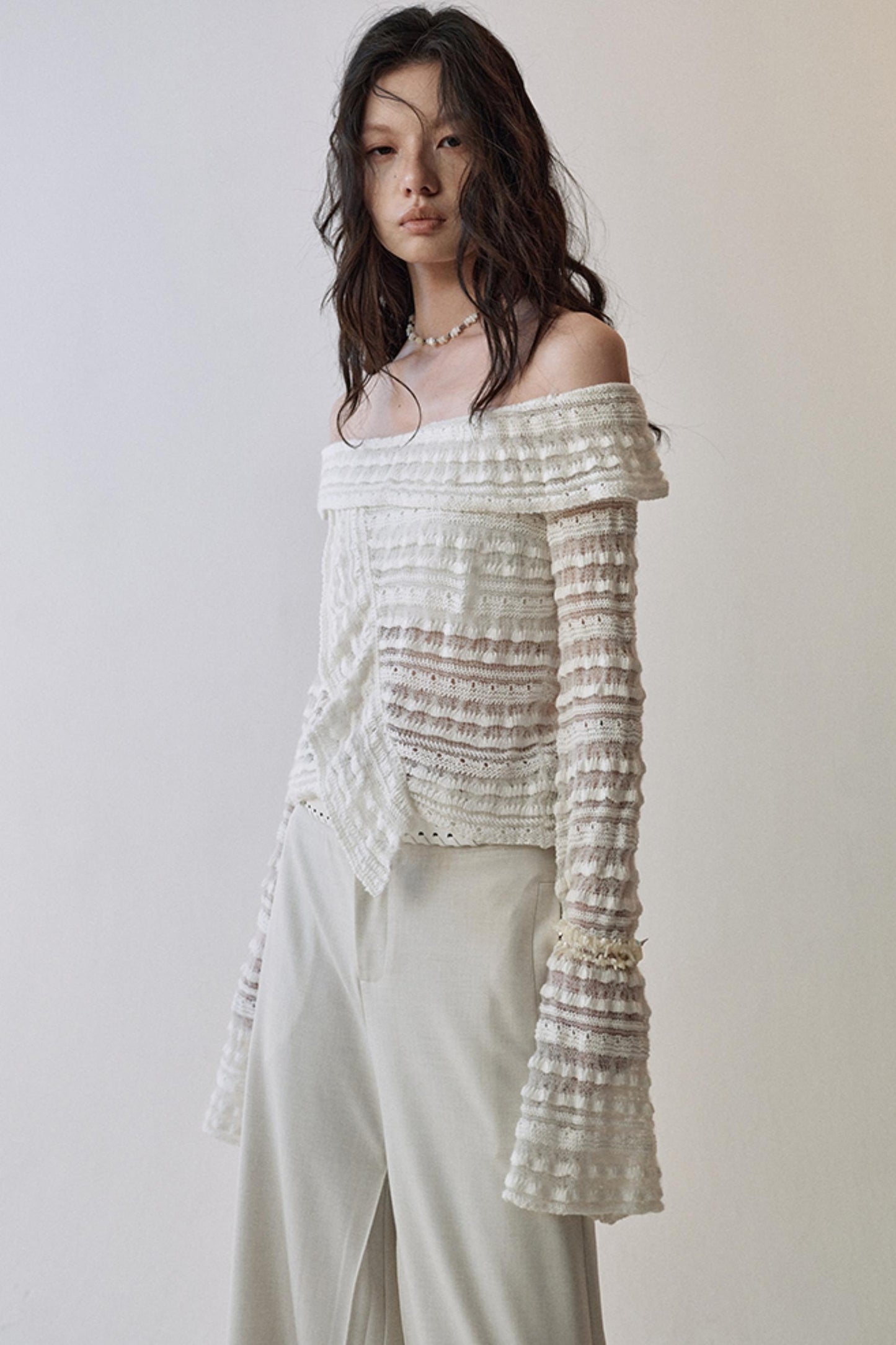 Clouds Knitted Fluffy Top