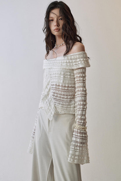 Clouds Knitted Fluffy Top