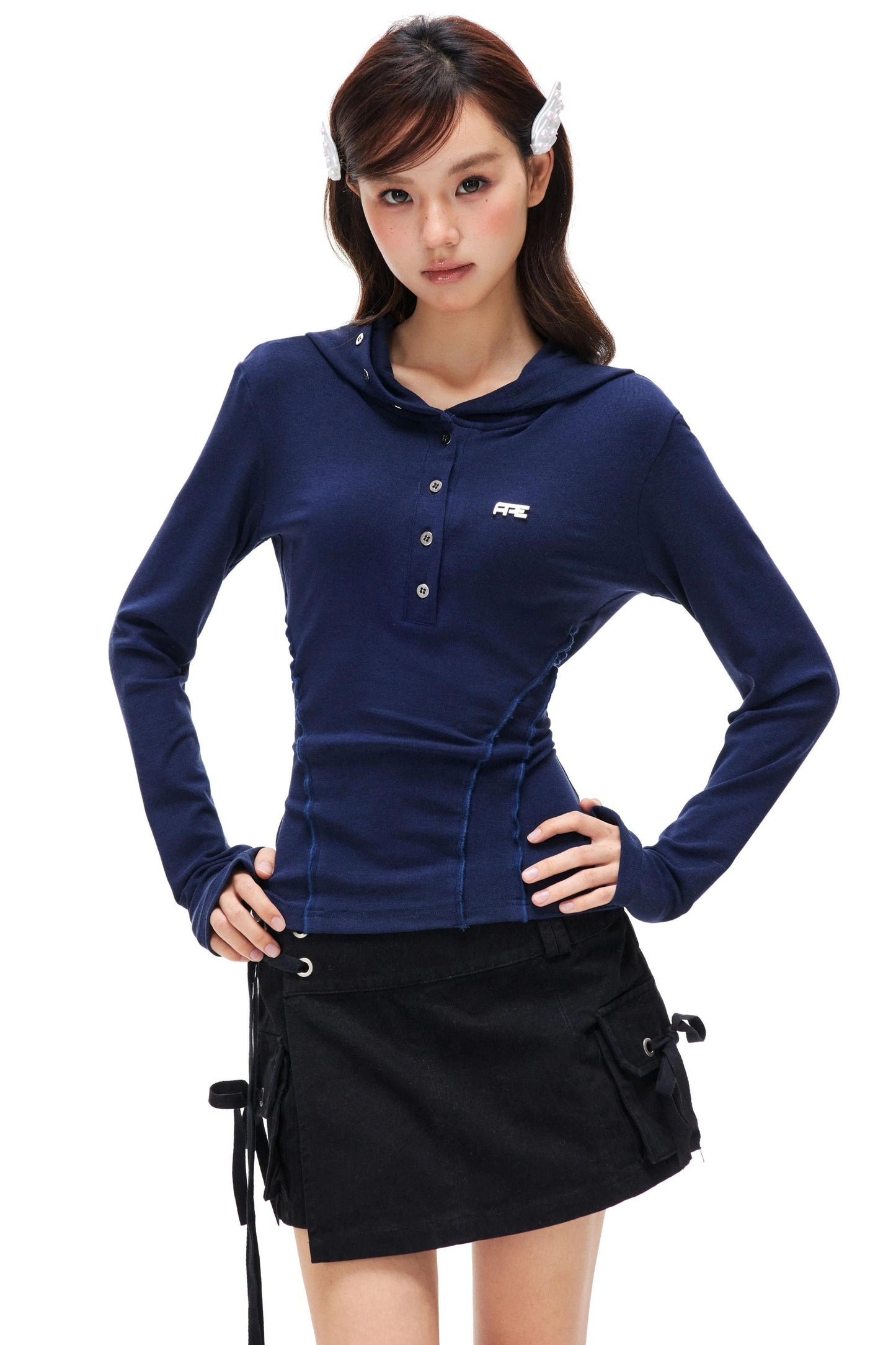 Lyocell Tencel Hooded Top