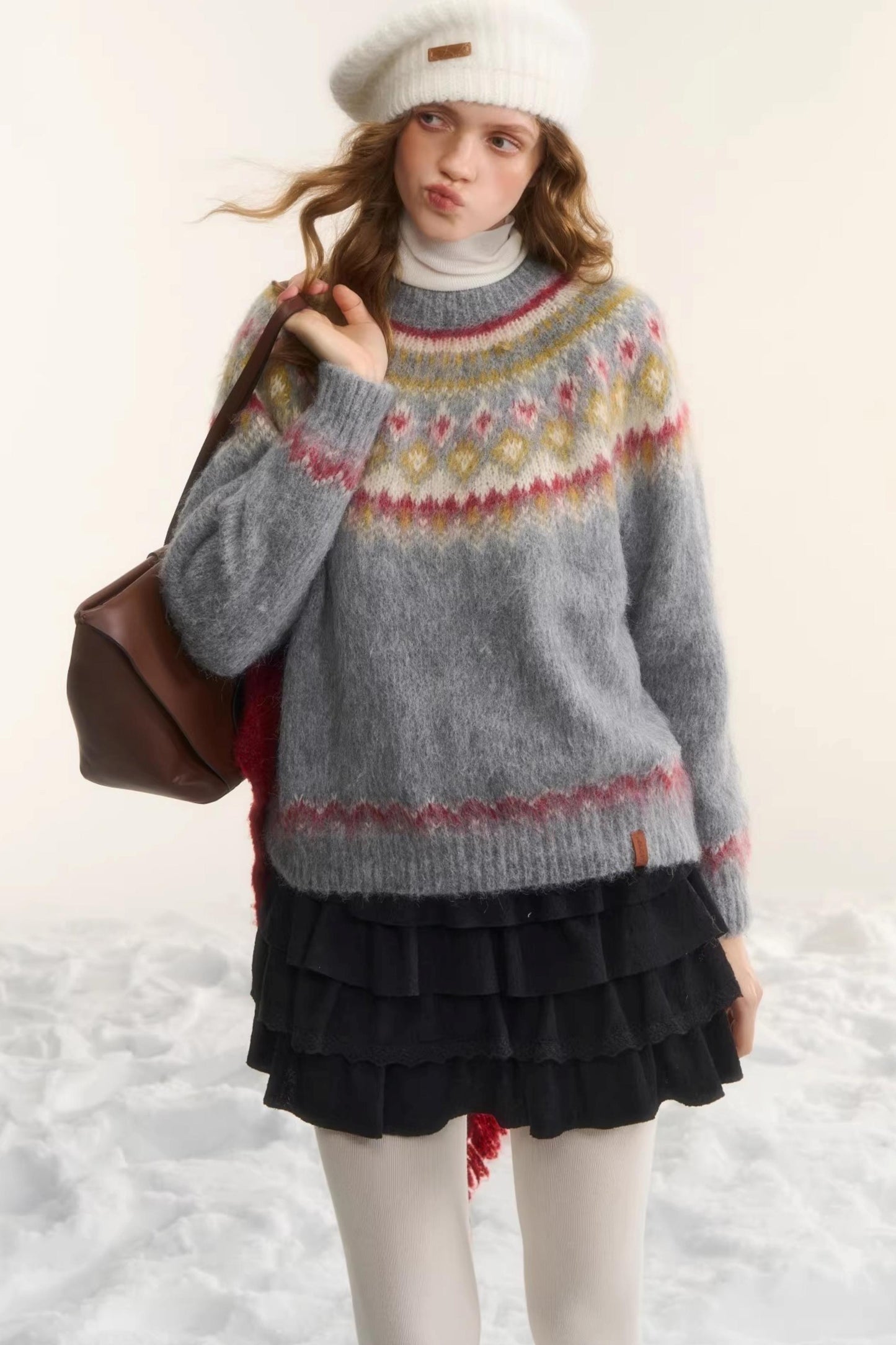 Fair Isle Jacquard Sweater