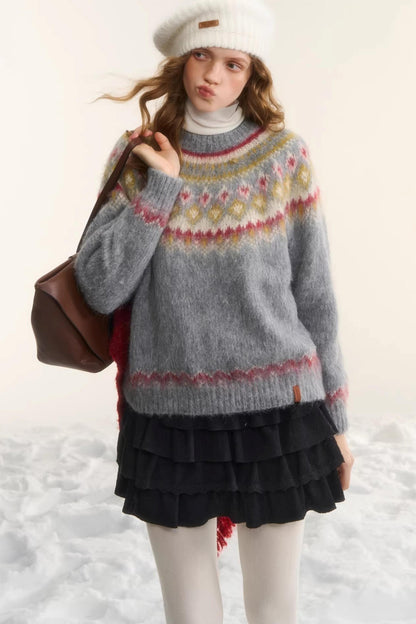 Fair Isle Jacquard Sweater