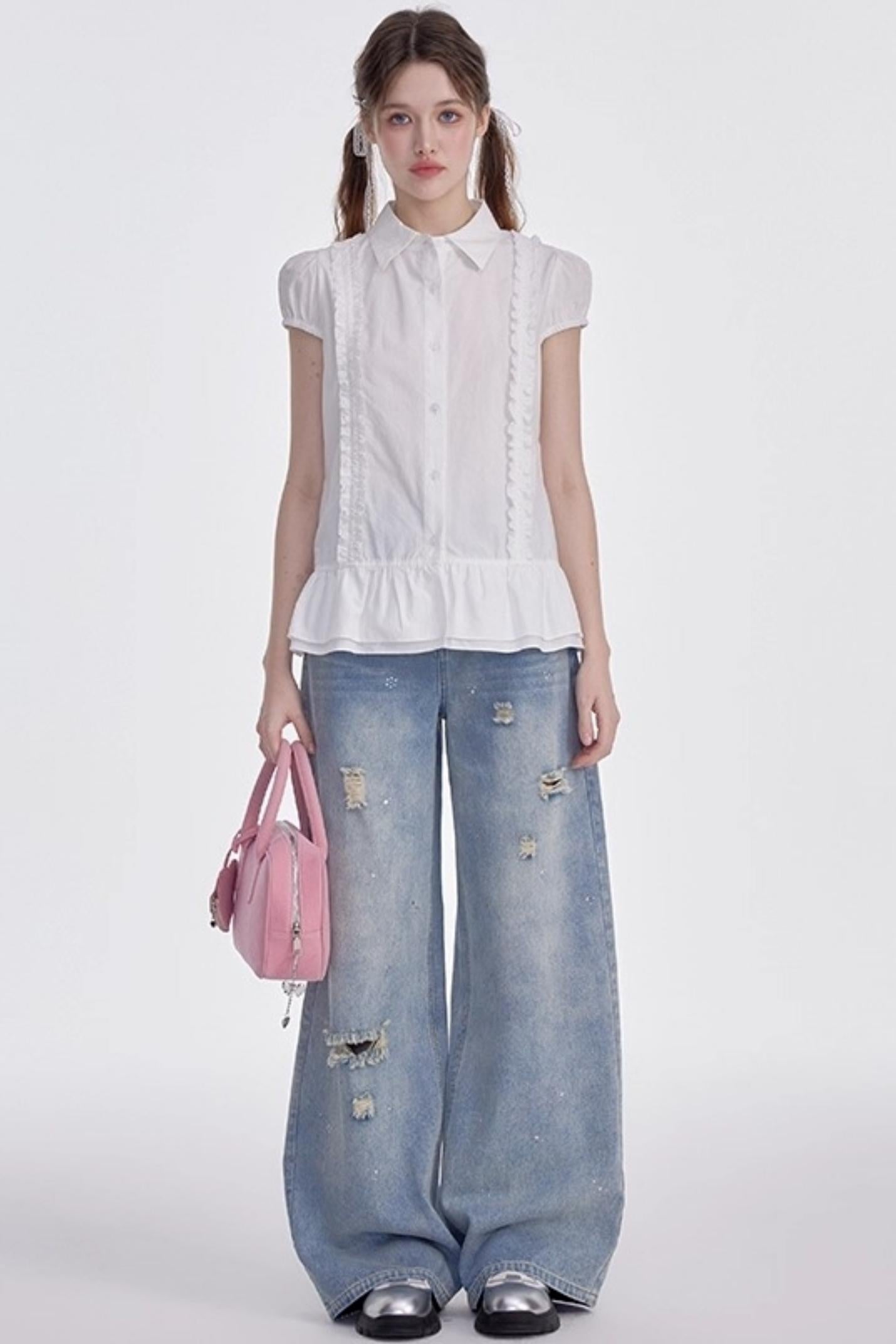 Light Blue Diamond Jeans