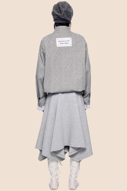 Jacke mit Kordelzug und Reißverschluss