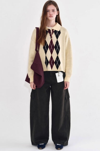 Architectural Silhouette Work Pants