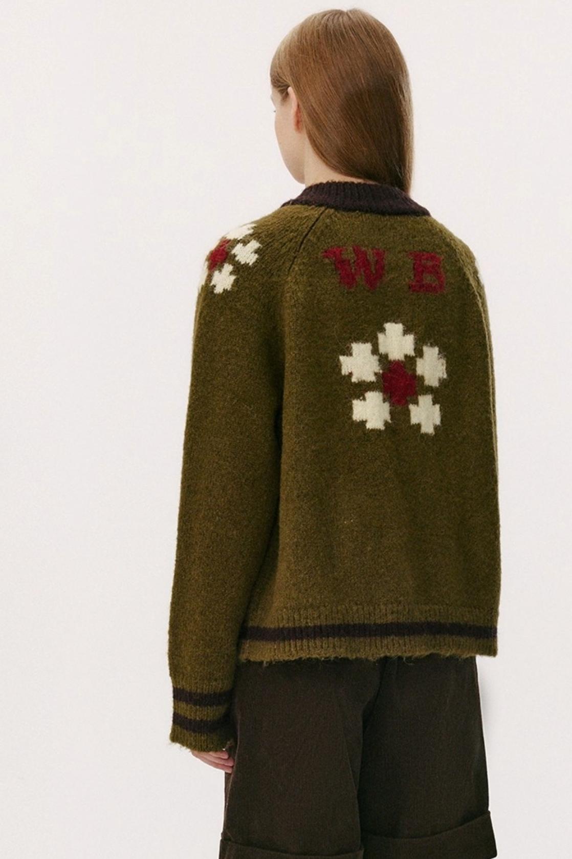 Heart Pony Knitted Cardigan